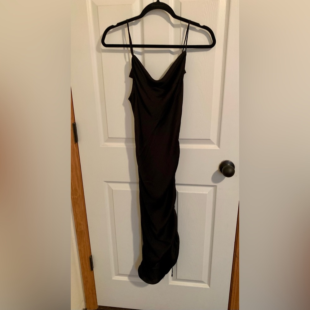 Gorgeous midi or mini free people satin dress.